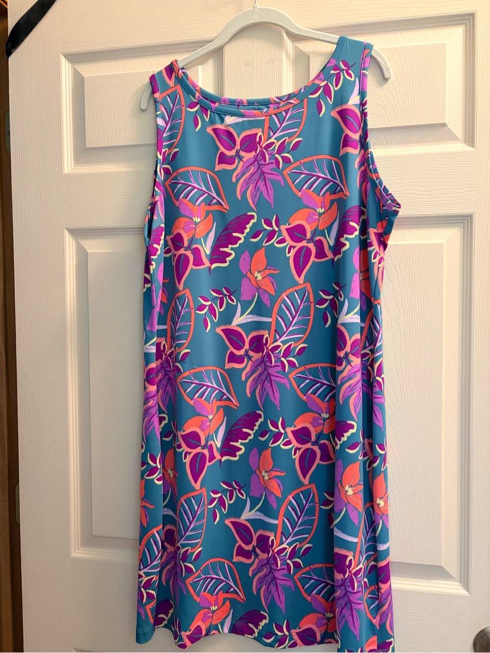 Columbia Floral Teal and Pink Active dress